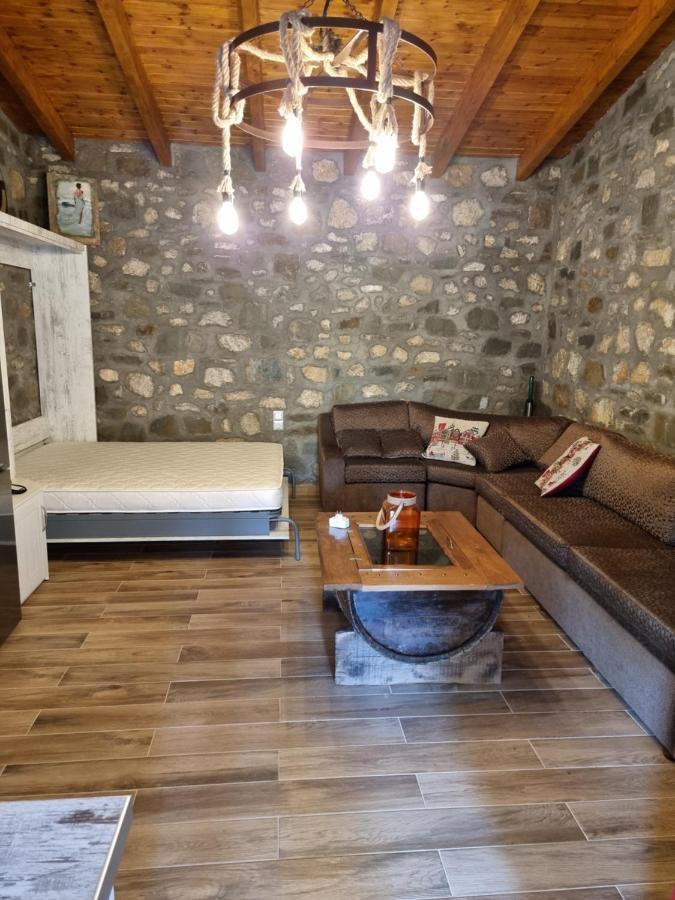 House With Big Garden And Barbeque In Nature Vourgareli Exterior photo
